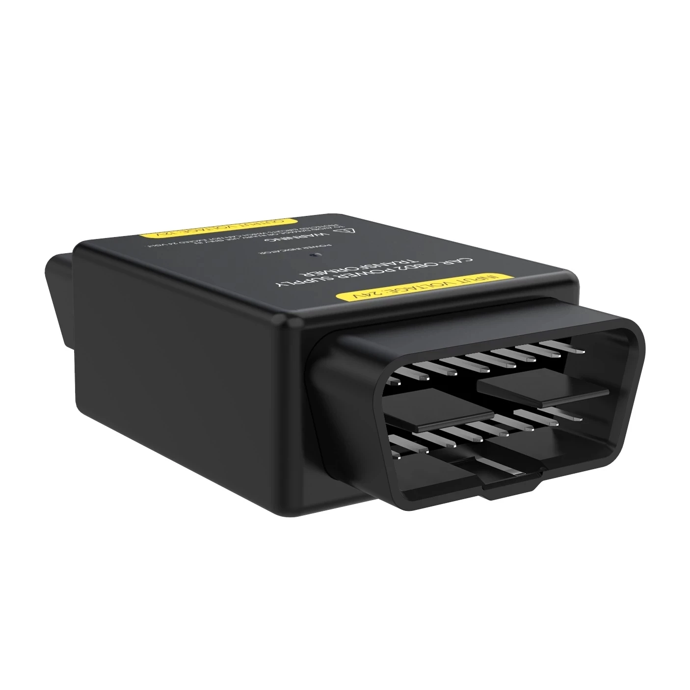 AUTOOL-Adaptador de CC para coche, convertidor reductor de 24V a 12V, regulador de voltaje, entrada de 24V a salida de 12V, conector adaptador OBD