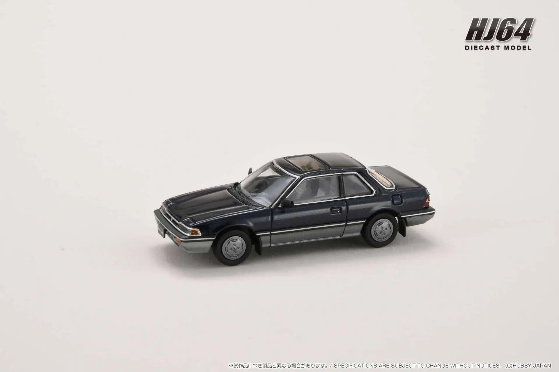 Diecast HOBBY JAPAN 1:64 Scale Honda PRELUDE XXAB HJ64 Alloy Car Model view 3