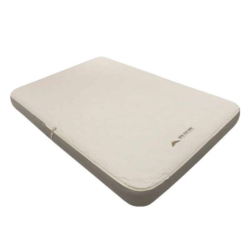 Inflatable mattress Outdoor elastic silk cloud Camping tent Thickened hard sleeping mat Floor mattress Brushed air mattress bed