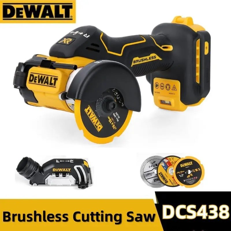 Dewalt Electric Saw DCS438 20V Brushless Lithium-Ion Cordless Cutting Machine 3 in. Mini Rechargeable Handle Cut Off Tools