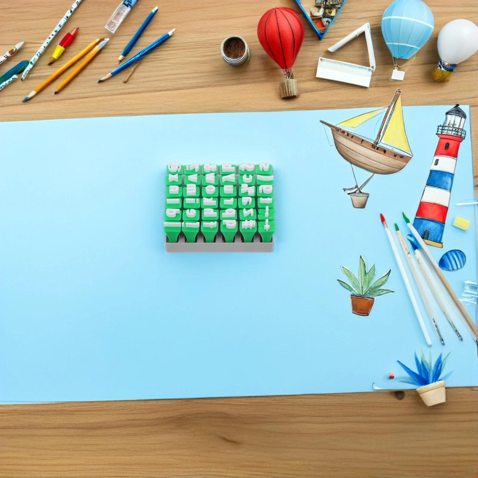 1 مجموعة الأبجدية الطين ختم 26 قطعة Lowercase رسالة رموز Stamps بوليمر كلاي Crafts بها بنفسك الحرف أدوات الفخار الاطفال التعلم الإبداعي #2