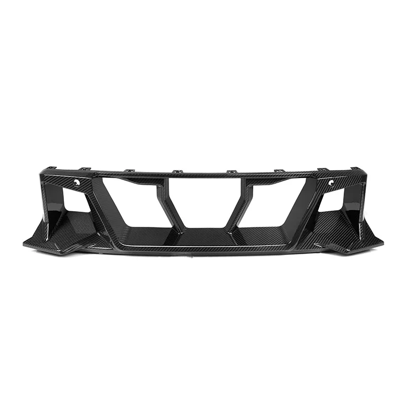 

100% Dry Carbon Fiber Front bumper Lower grill kit For BMW G87 M2 2023+ SQ Style Car Lower Grille cover