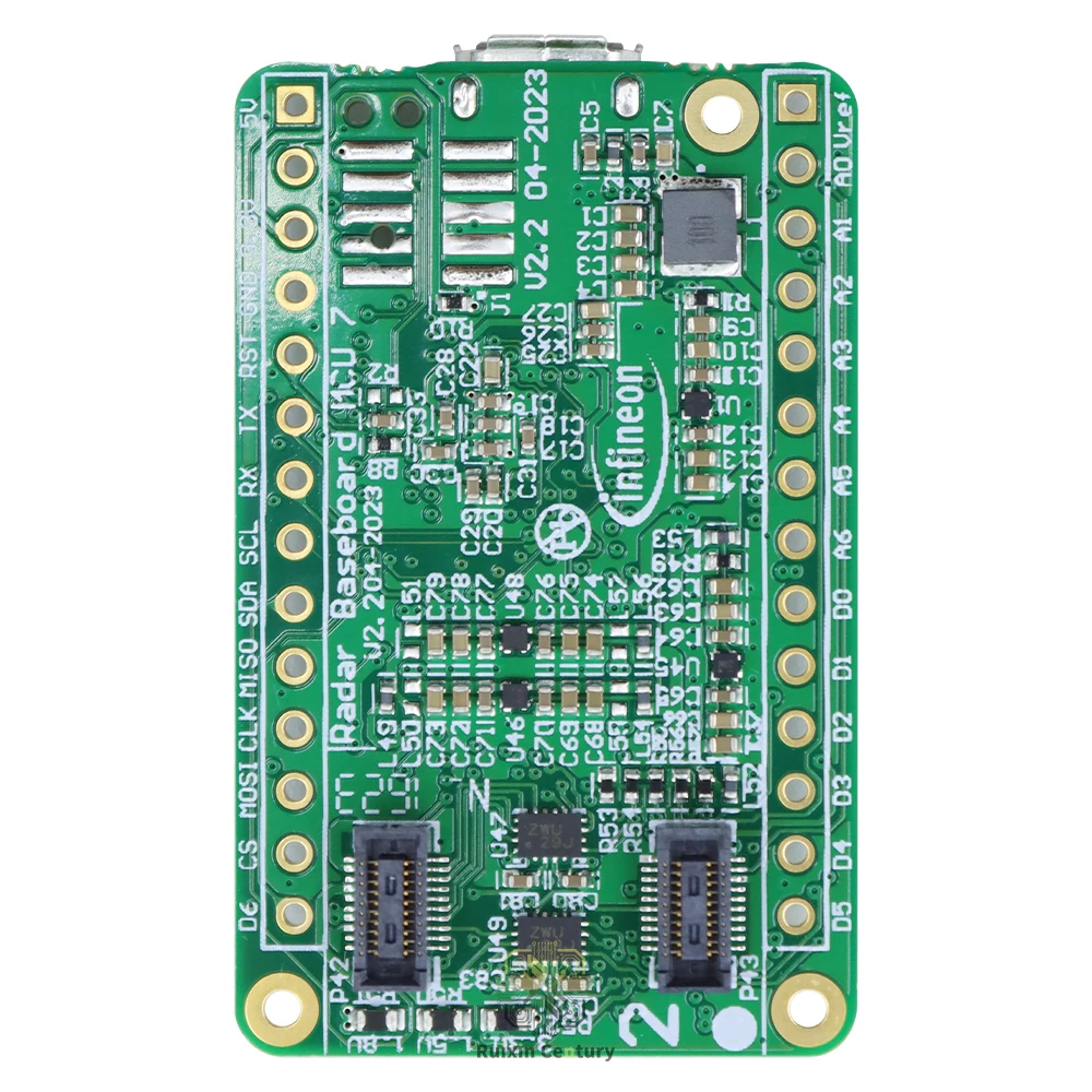 FOR DEMOBGT60TR13CTOBO1 60GHz BGT60TR13C Radar Sensor Demonstration Board with 1Tx 3Rx AIP FMCW 150° FoV