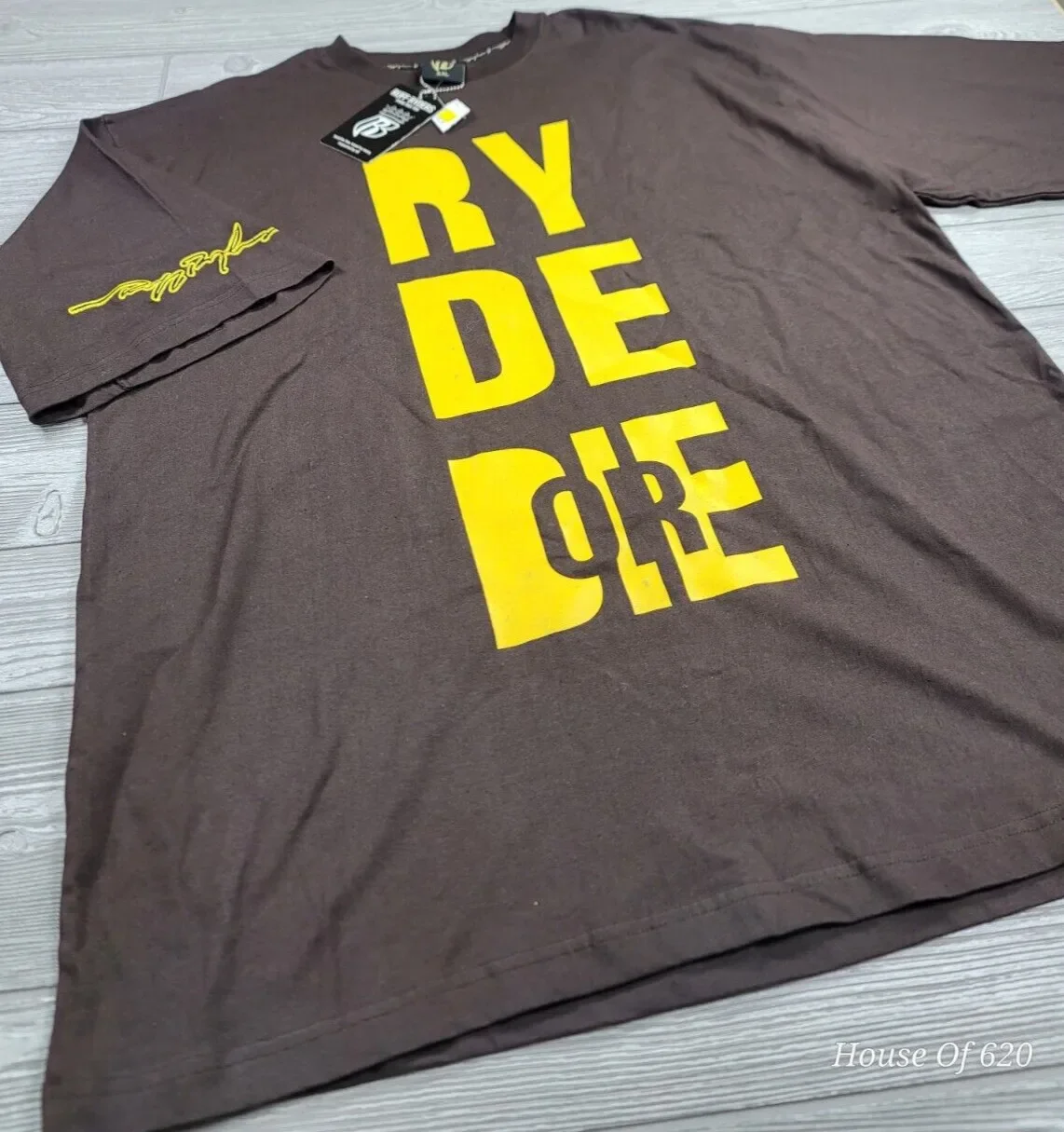 Футболка Vtg 90-х DMX Ruff Ryders 2XL Rap Tee Ryde Or Die NWT Deadstock Rare