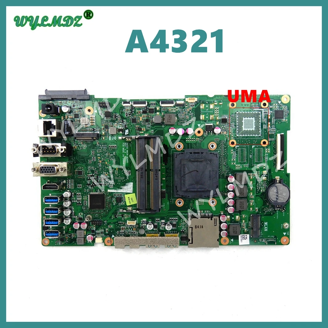 

A4321 UMA REV1.3 Mainboard For ASUS A4321 A6421 Motherboard 100% Tested OK