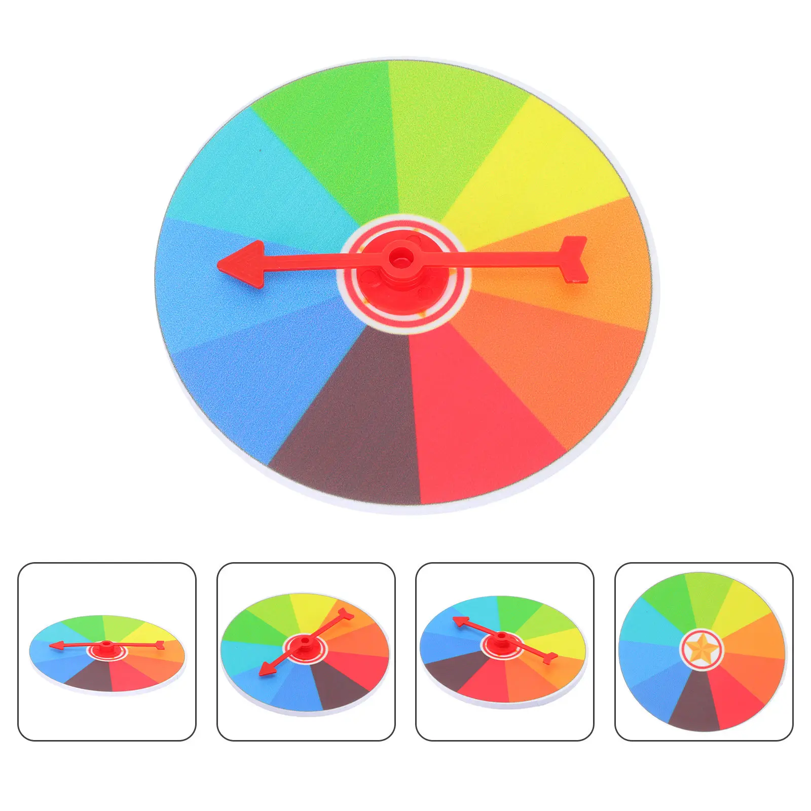 Plastic Prize Wheel Freely Spinning Fun Parties Classrooms Teaching Activities Game Props Machine Remote Toys