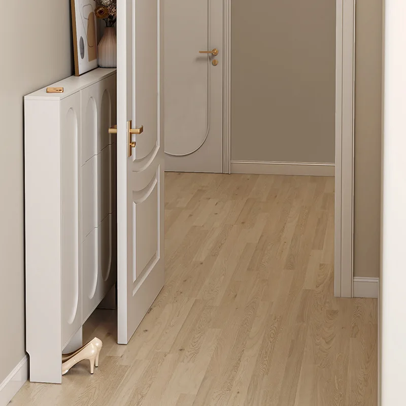 Ultra-thin tipping bucket shoe cabinet, extremely narrow and thin household door entry door and back door storage cabinet