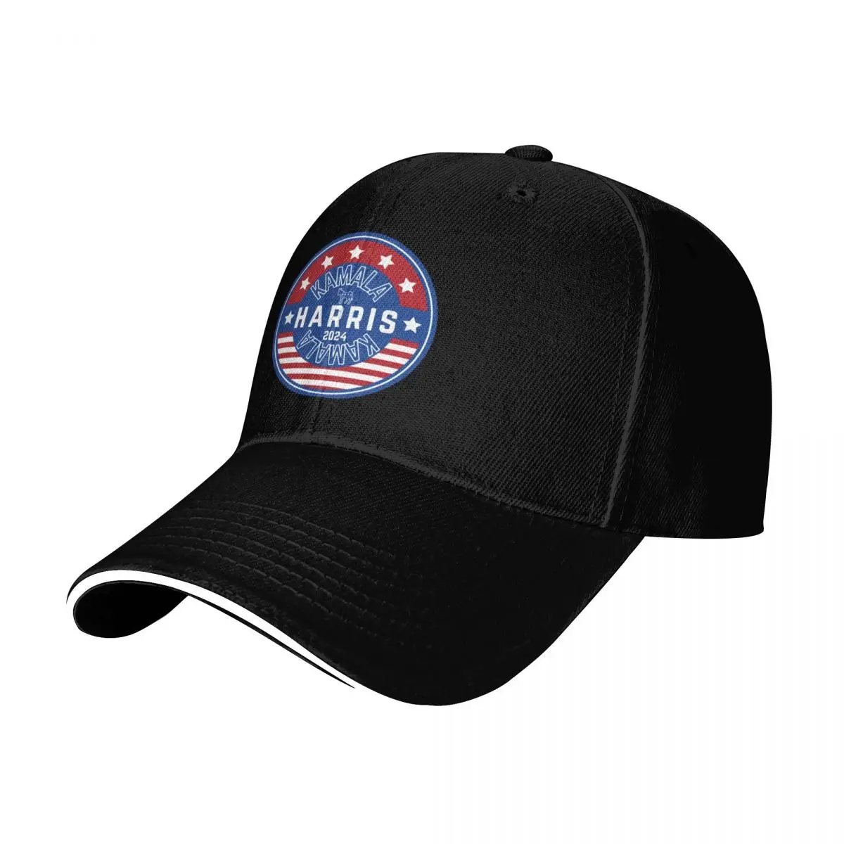 Kamala Harris 2024 T-Shirt - Stars and Stripes Design Baseball Cap Gift for Him Her Casual Daily Wear Quick Dry Performance