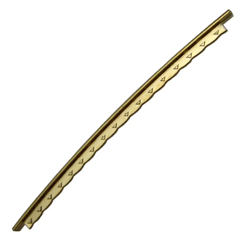 Brass Guitar Fret Wire Set 21pc 2mm Golden Guitar Accs for Folk Acoustic Fingerboard Refret and Leveling