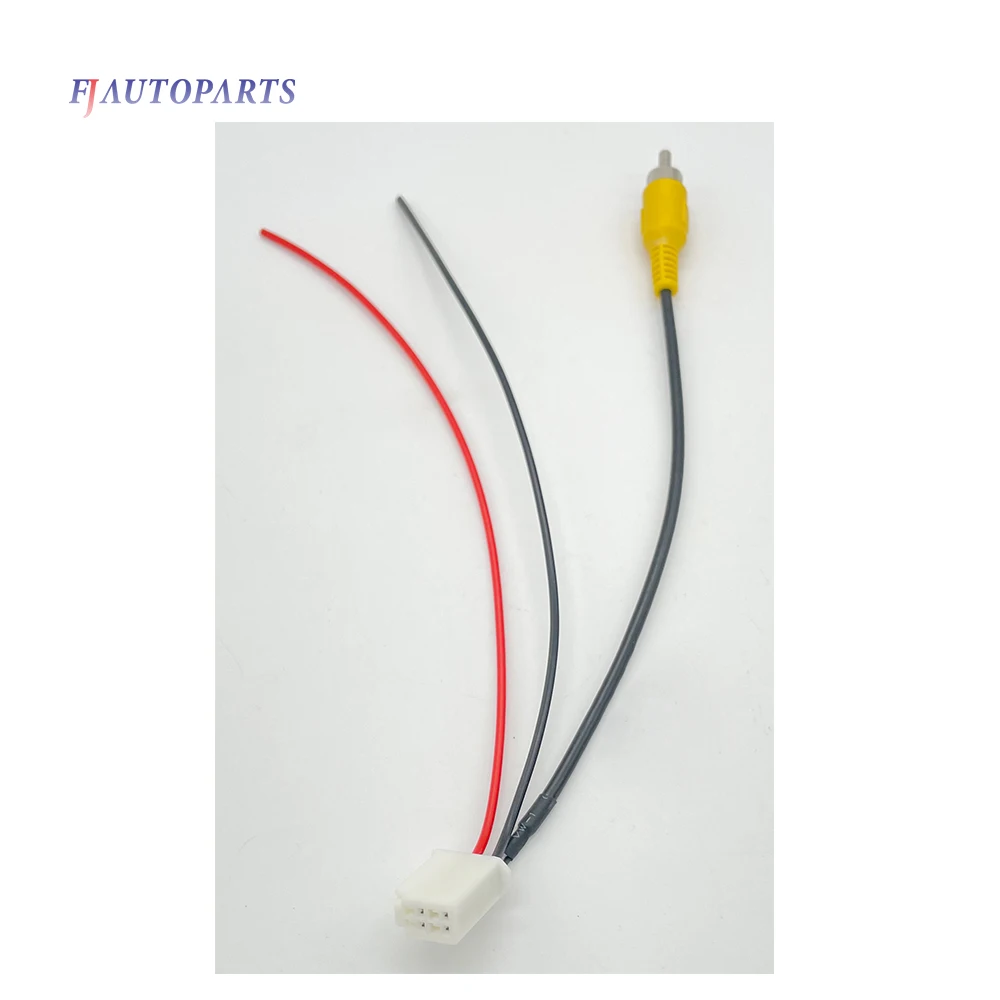 Für Toyota 4Pin Stecker Kabelbaum für Radio Back Up Reverse Kamera RCA Eingang Stecker Kabel