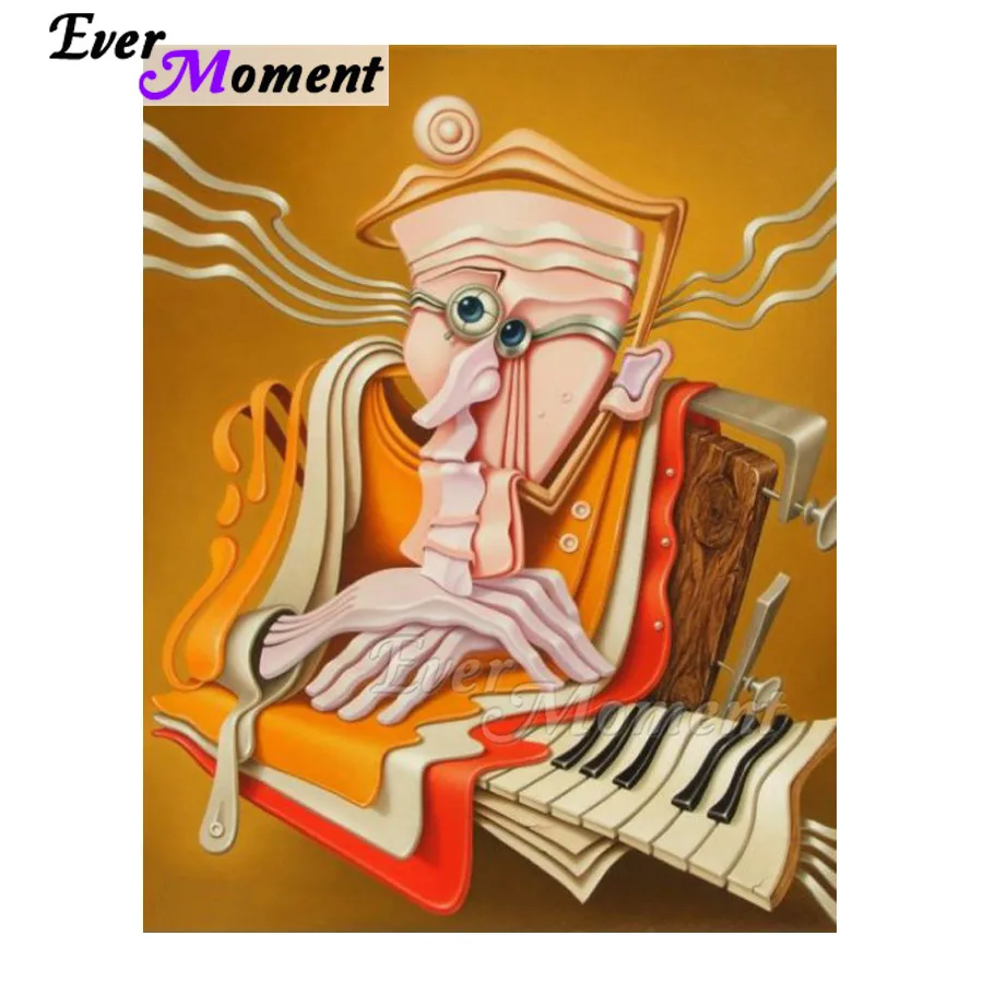 

Алмазная картина Ever Moment 5D DIY ручное украшение для фортепиано для дома Алмазная вышивка полная квадратная дрель горный хрусталь ASF1520