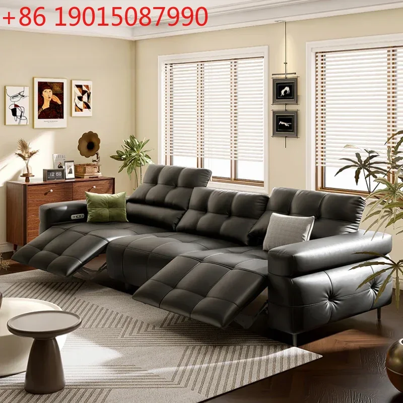 

Электрические раскладные диваны-реклайнеры из натуральной кожи, дизайнерские современные итальянские диваны-лаунж, роскошная мебель для гостиной