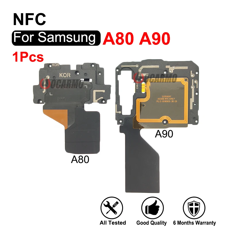 

1Pcs NFC For Samsung Galaxy A80 A805F A90 Sensor Antenna Induction Coil Module Flex Cable Motherboard Cover Replacement Parts