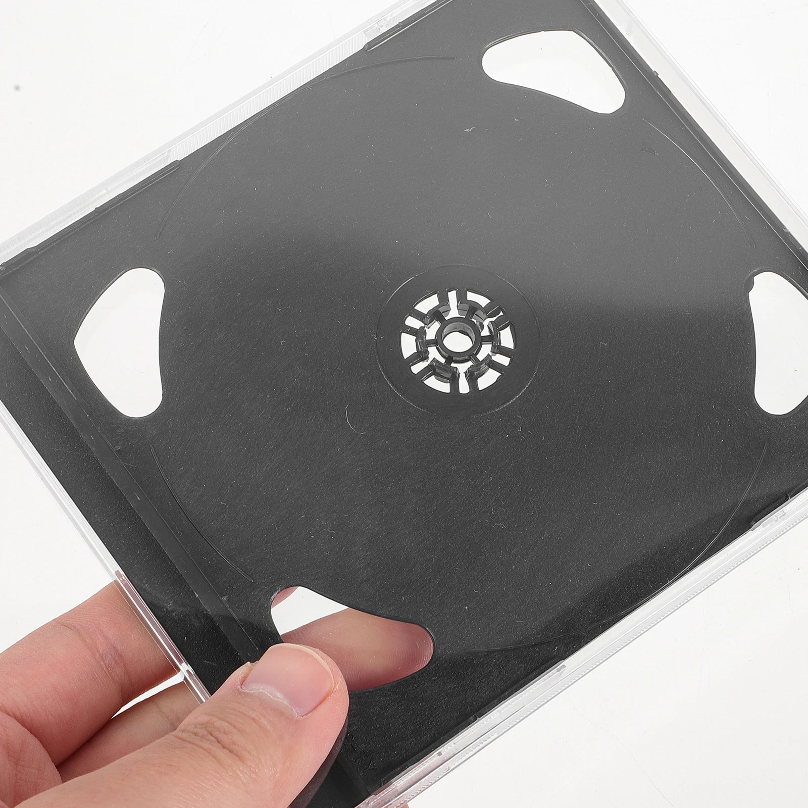 

6Pcs Durable Plastic Cd Cases Clear Disc Storage Boxes Portable Cd Dvd Case Holders Practical Organizer Dvd Cases