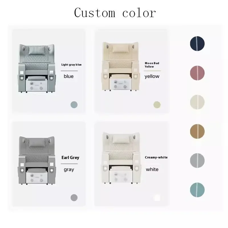 كرسي باديكير تدليك القدم كرسي مانيكير مسمار أريكة قابل للتعديل الظهر الصوت تدليك الصرف مضخة Cadeira كرسي إزالة الجانب #5