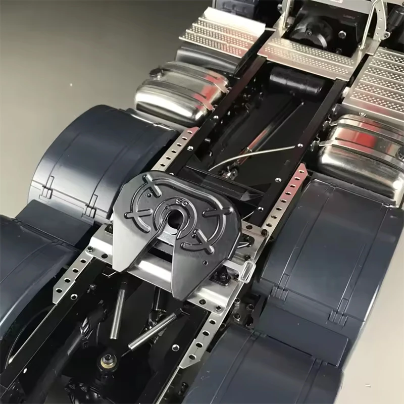 Scaleclub Model 1:14 Tractor Truck Zware Vervoer Metalen Cross Slijpschijf Basis Voor Tamiya Lesu Rc Truck Trailer Kipper