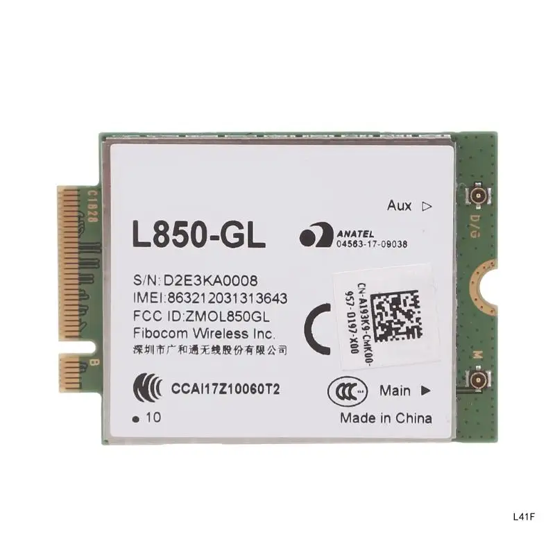 Fibocom L850-GL Card LTE WWAN Card Module,Dedicated LTE Module for Lenovo Carbon Gen6 X280 T580 T480s