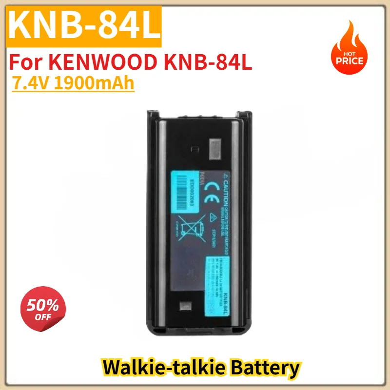 

100% New 7.4V 1900mAh High Quality Battery KNB-84L for KENWOOD KNB-84L Walkie-talkie Replacement Battery