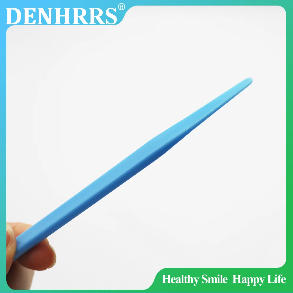 Dental Mixing Spatula Disposable Plastic Cement Powder Plaster Knife 10pcs/Pack