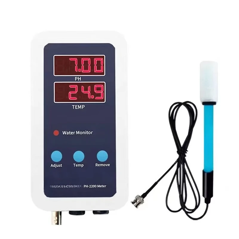 High Accuracy Digital PH Temperature Monitor, Controller for Aquarium, Real-time Measurement, Fish Tank Pond Water Meter