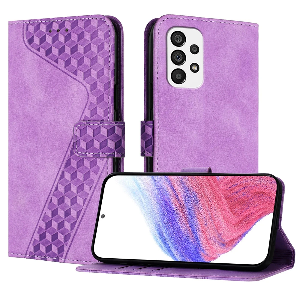 Чехол-кошелек для Samsung Galaxy Z Fold3 5G с 3D геометрическим рисунком Samsung Galaxi ZFold 3 ZFold3 SM-F926B F926W F926U F926N, чехол для телефона