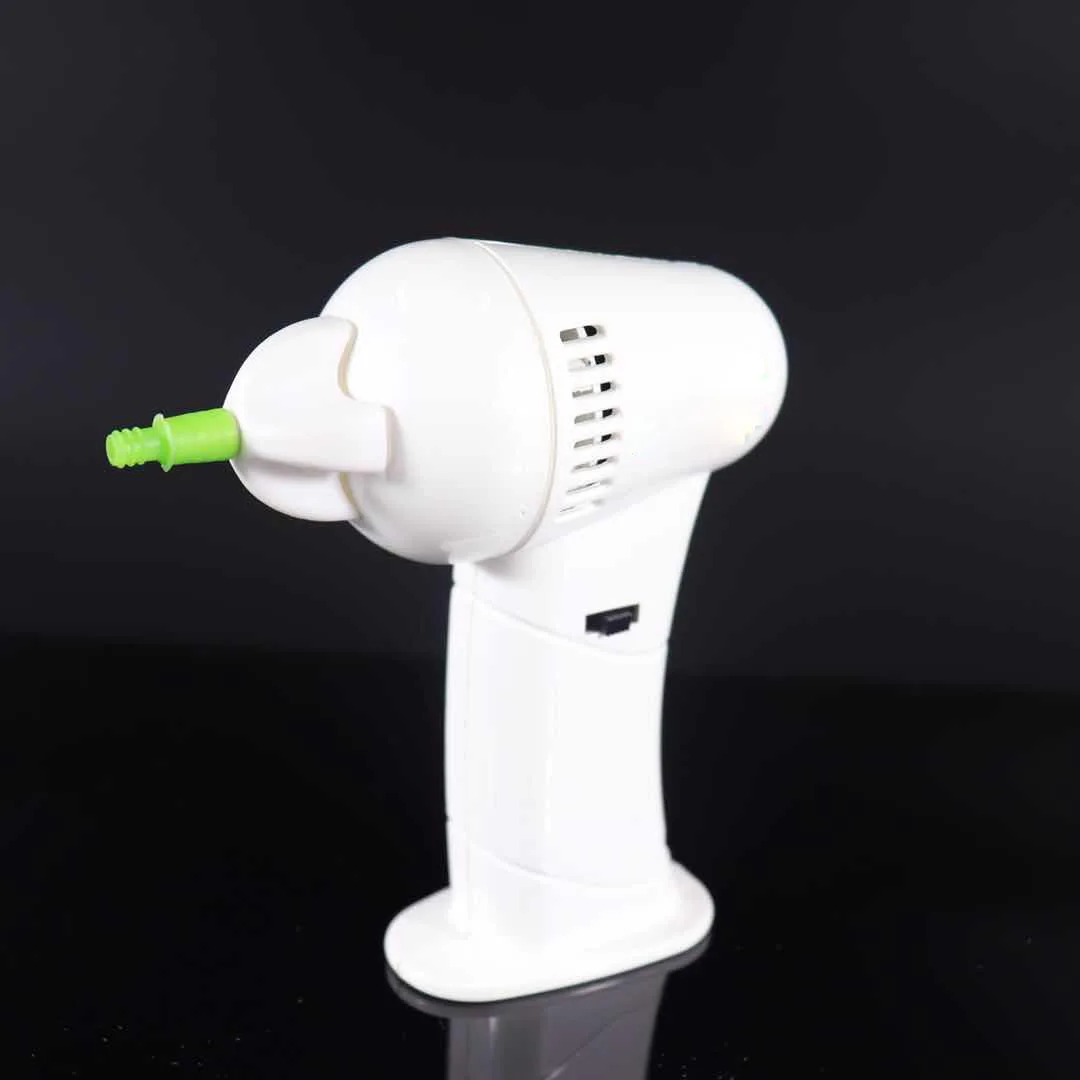 Portable Size Electric Ear Vacuum Cleaner Ear Removal Safety Body Health Care with  Soft & Safety Head Ear Care Tool Painless