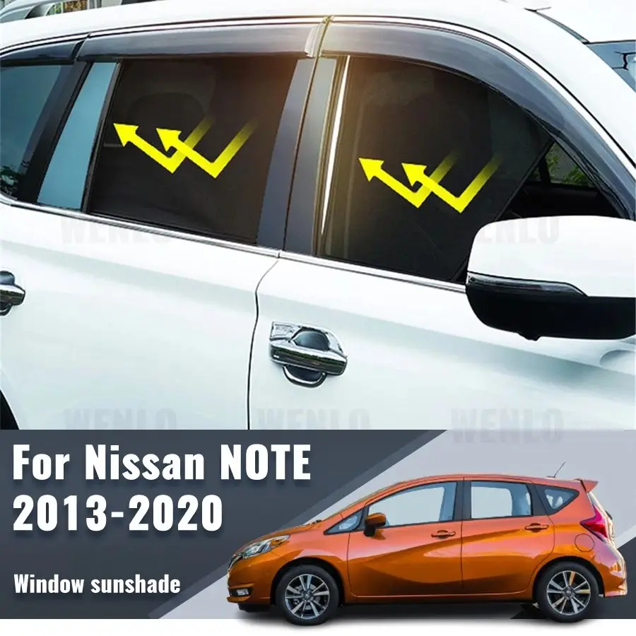 For Nissan NOTE 2012-2018 Car Sunshade Front Windshield Accessories Vehicle Curtain Side Window Sun Shade Visor Protector