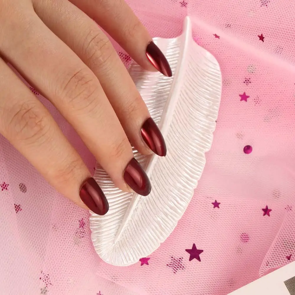 Cute Ins Resin Photo props Feather Nail Art Display Stand Gel Polish Display Holder Showing Shelf Nail Tips Display Board