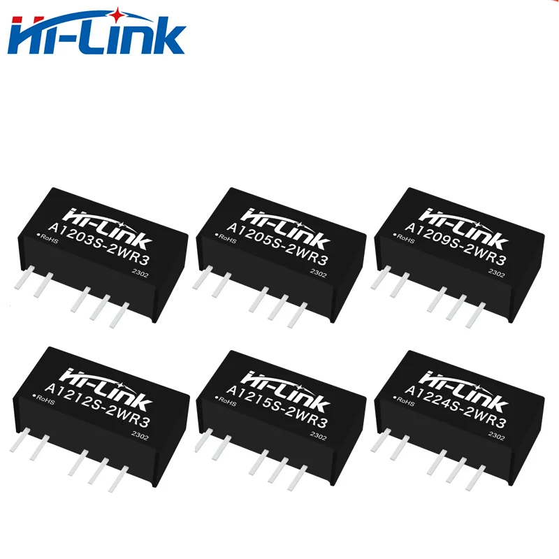Darmowa wysyłka 10 sztuk Hi-Link nowy mini moduł zasilania DCDC A1203S-2WR3 A1205S-2WR3 A1209S-2WR3 A1212S-2WR3 A1215S-2WR3