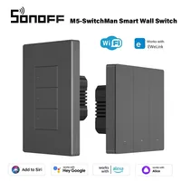 SONOFF M5 SwitchMan WiFi Smart Switch Smart Home 80/86/120 Type 1/2/3 Gang EU/US Wall Switch Via Ewelink Alexa Google Home Alice