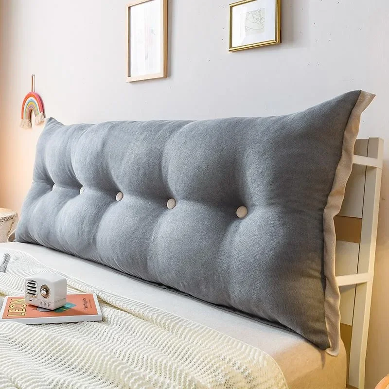 Headboard Cushion Backrest Cushions Relaxing Elegant Decorative Cushion Modern Aesthetic Bedroom Lumbar Cushions Home Decor