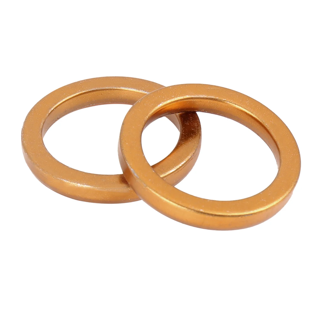 UXCELL 10pcs 25mm ID 33mm OD Motorcycle Exhaust Muffler Pipe Gasket Copper Tone for Jiangling JH70 100 110 125 150CC