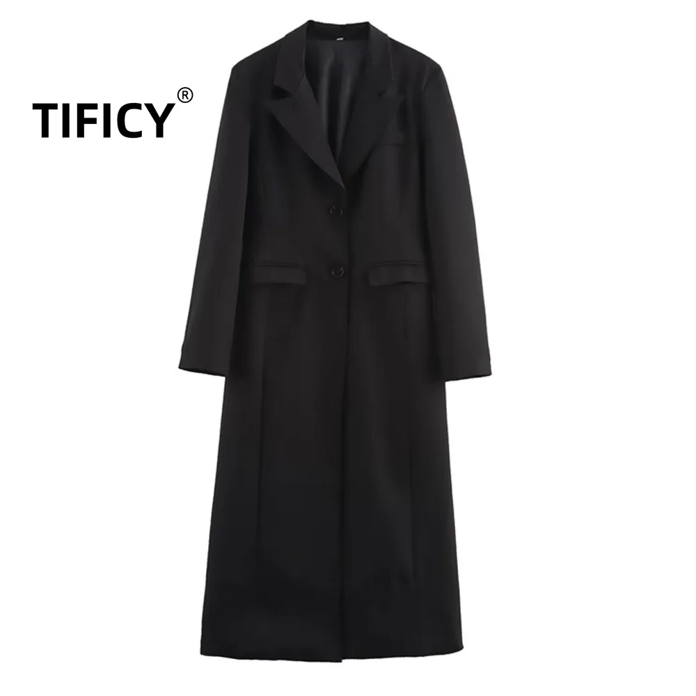 

Пальто High Street, новая весенняя женская модная коллекция, обтягивающая талию и утягивающая облегающая верхняя одежда с воротником с лацканами и длинными рукавами