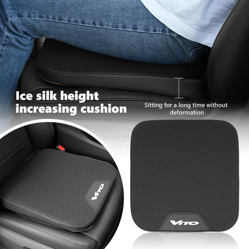 

Car Seat Front Comfort Cushion Ice Silk Cool Non-Slip Pad For Mercedes Benz W124 W203 VITO Sprinter Viano V-Class R-Class Citan