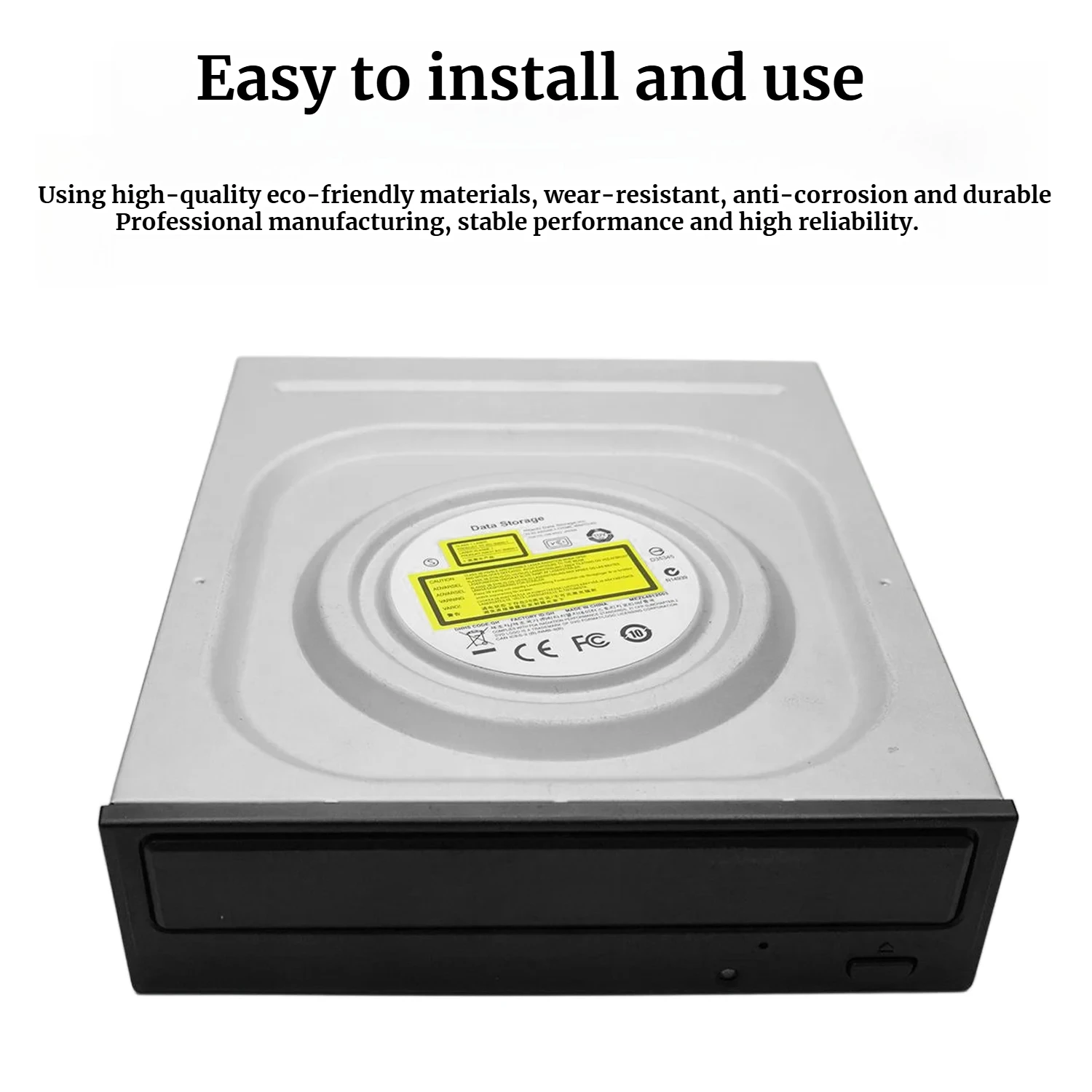 3.5 Inch DVD CD Burner Desktop Internal Optical Drive Reader Writer Support Windows XP 7 8 10 SATA Interface Built-in DVD Drive