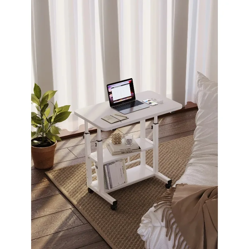 طاولة طعام طبية عالية الجودة قابلة للتعديل فوق السرير مع طاولة بجانب السرير مع عجلات طاولة بجانب السرير في المستشفى #3