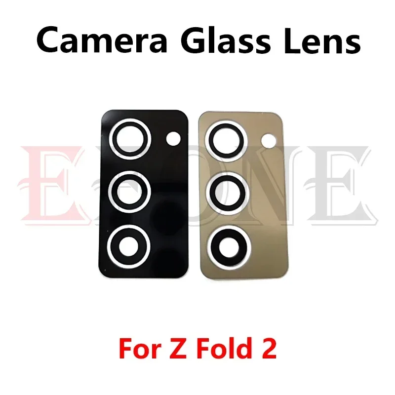 For Samsung Galaxy Z Fold 2 3 4 5 6 Flip 2 3 4 5 6 5G Rear Back Camera Glass Lens With Glue