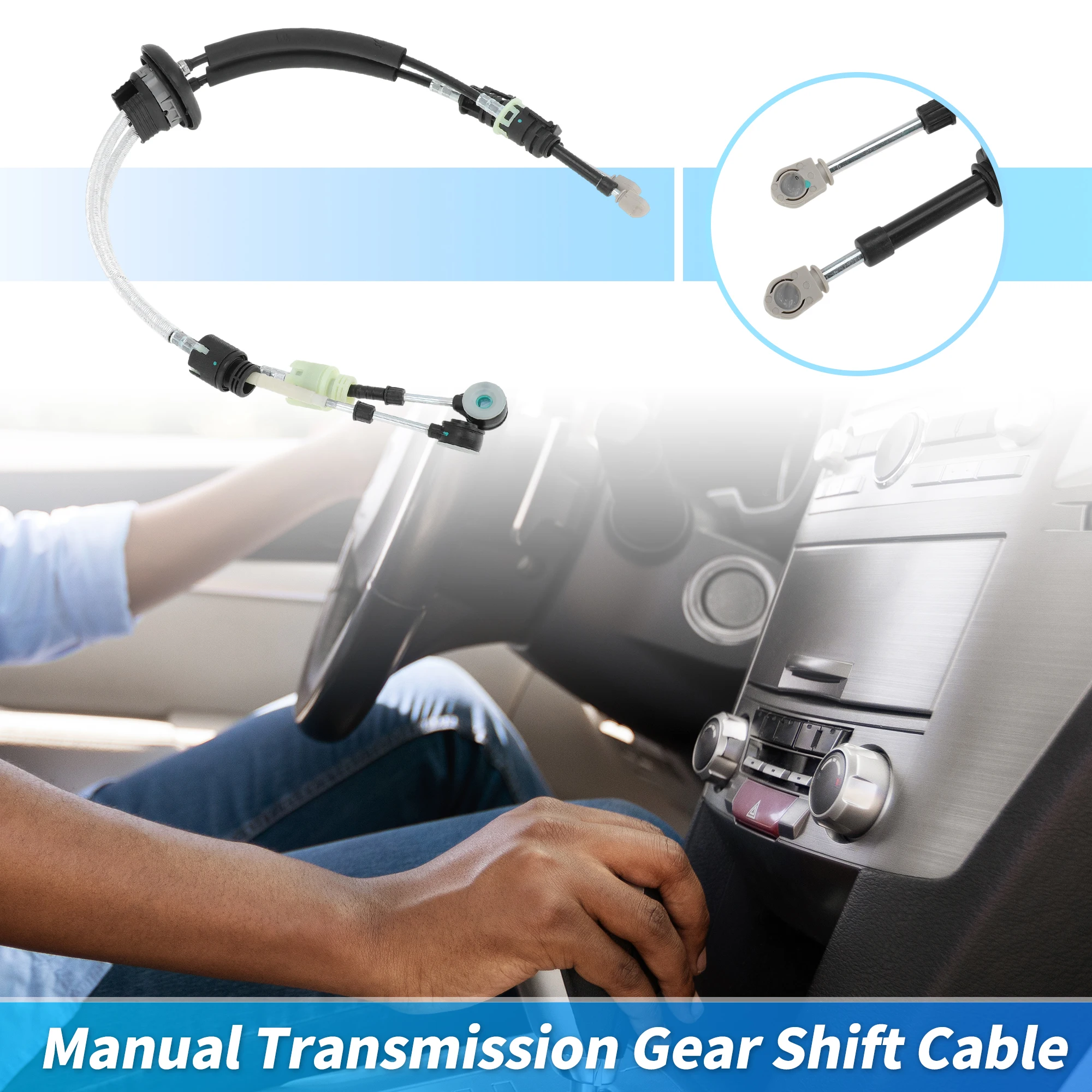 

UXCELL No.2444GS Ручной кабель переключения передач Tran для Citroen Dispatch для Fiat Scudo