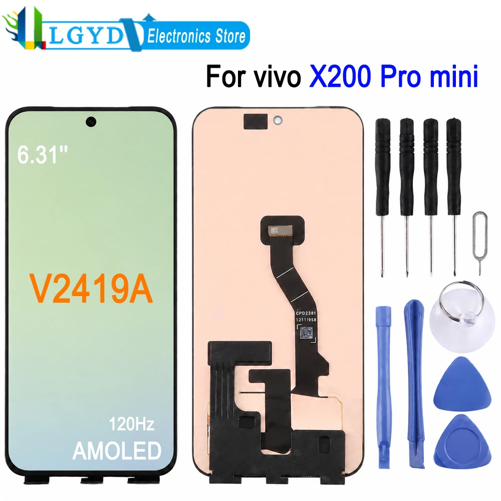 schermo-lcd-amoled-originale-da-631''-per-vivo-x200-pro-mini-v2419a-display-lcd-per-telefono-ricambio-per-riparazione-touch-screen