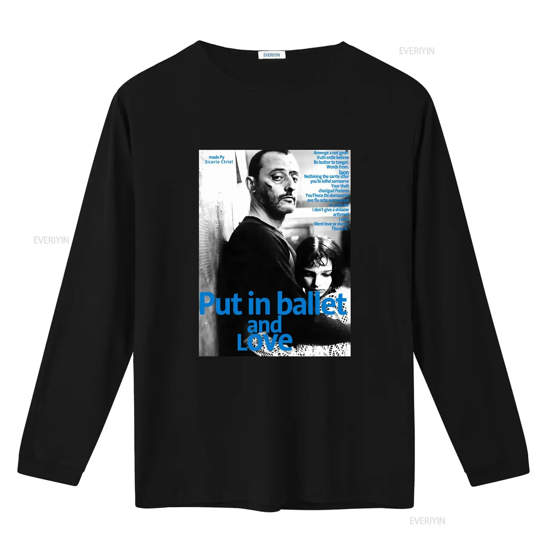 Movie Leon New Matilda  T Shirt XL Bruce Weber Put in Ballet and Love Print vintage Washed Stretched Slightly graphic