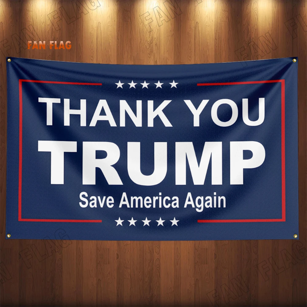 Donald Trump 2024 Flag Save America Again Make America Great Again Take America Back Banner Tapestry Poster Home decor