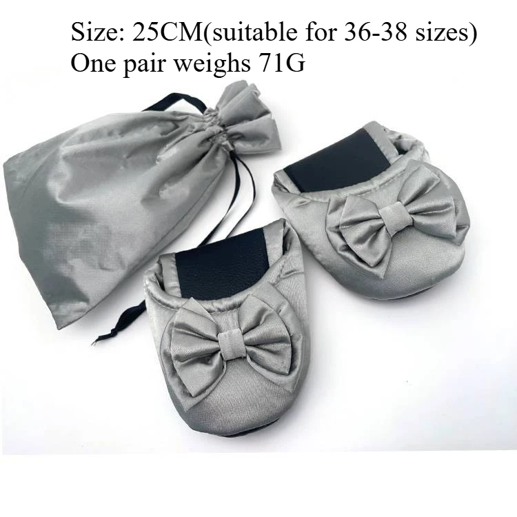 Wholesale Travel Airplane Portable Foldable Slipper Indoor Silent Soft Sole Cotton Slippers Women's Home Slippers with Storage