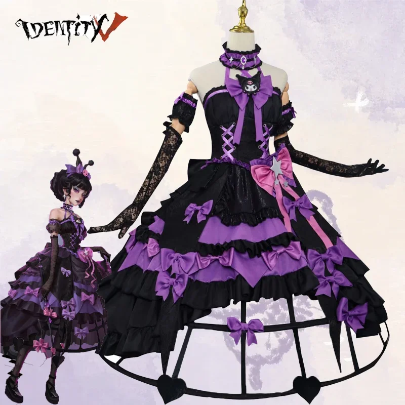 

Identity V Mary Bloody Queen Cosplay Costume New Skin Gothic Lolita Dress Headwear Wig Halloween Party Carnival Outfits