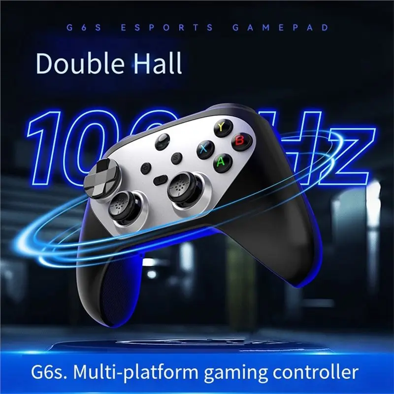 B50B-Wireless Game Controller Hall Effect Dual Vibration Gamepad For Switch/PC IOS/Android Programmable Back TURBO