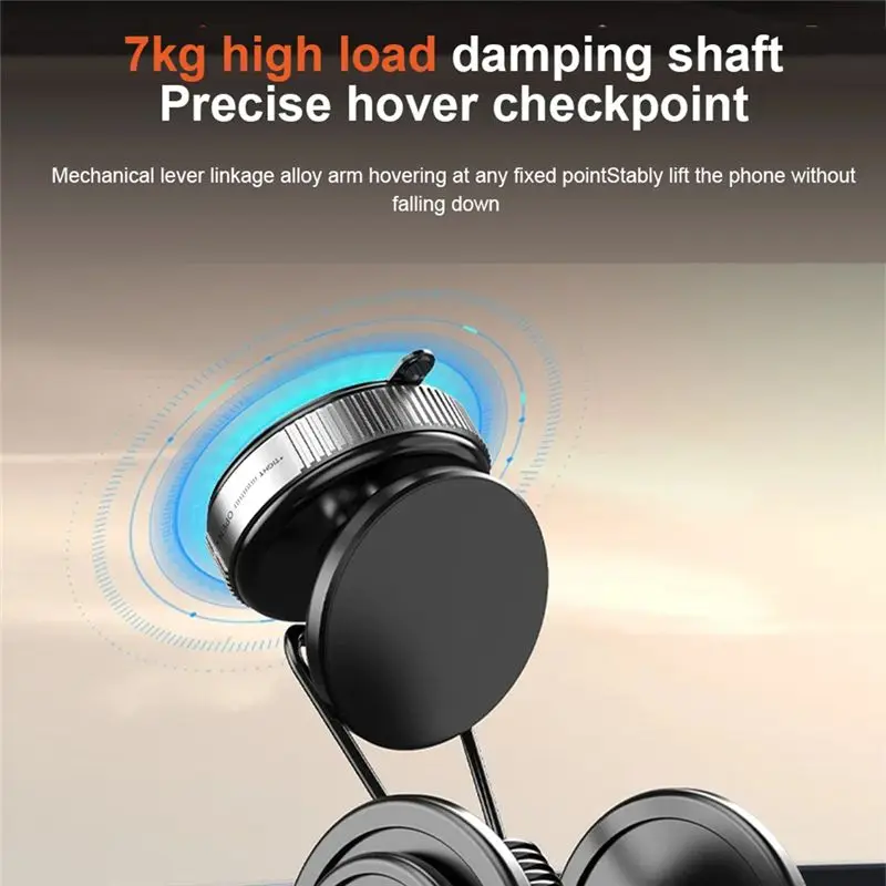 AEE5-Intelligent For Motorcycle Navigation Holder Car Mount Phone Holder Magnetic Vacuum Suction Cup Folding Swivel Stand