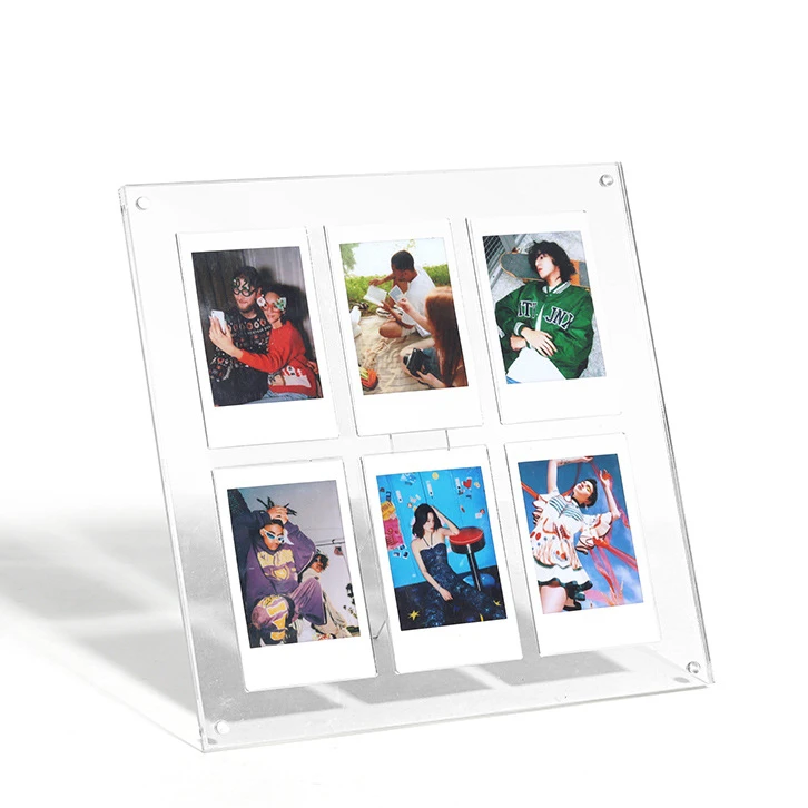3-Inch Hexagonal Grid Photo Frame ins Magnet Photo Acrylic Photo Frame Decoration For Fujifilm Mini 11 8/9/7s/25/90/12 EVO