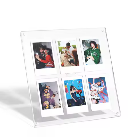 3-Inch Hexagonal Grid Photo Frame ins Magnet Photo Acrylic Photo Frame Decoration For Fujifilm Mini 11 8/9/7s/25/90/12 EVO