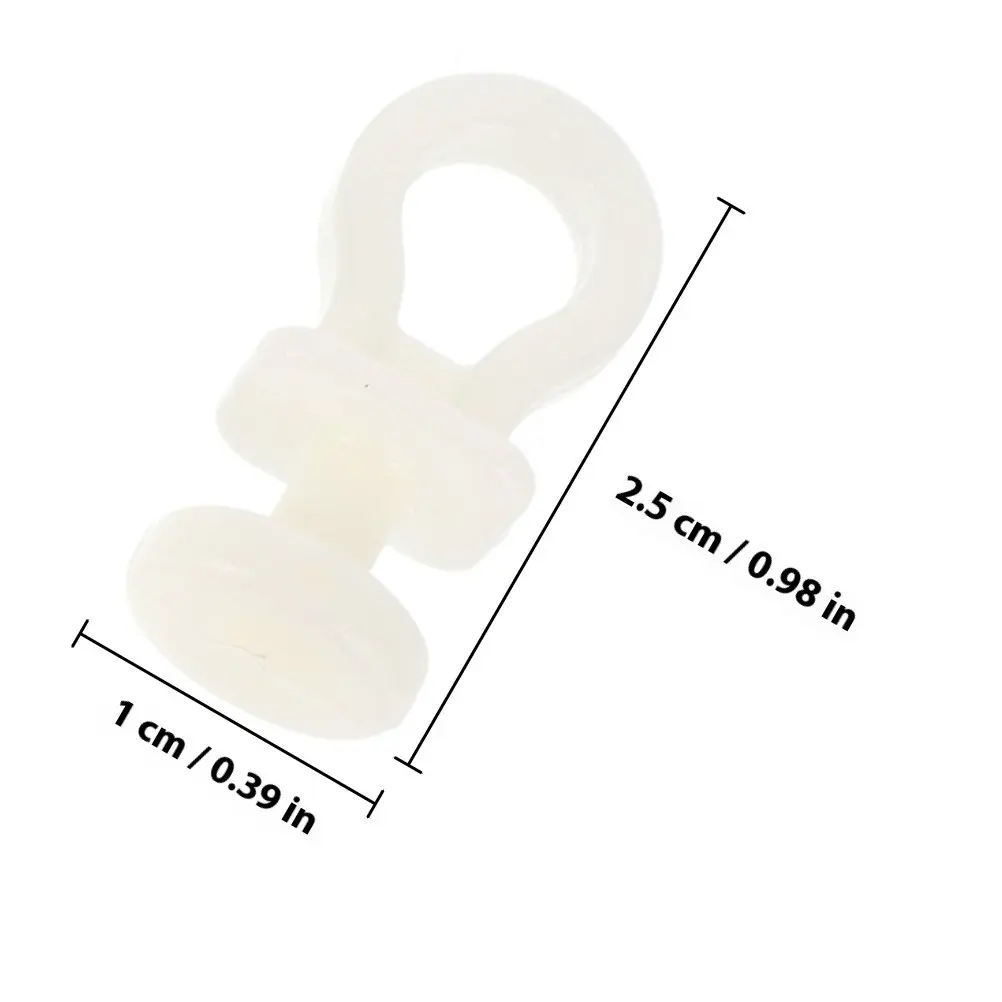 30Pcs Beige Plastic Curtain Track Rollers Silent Smooth Glide Sliding Ceiling Mounted Rv Bunk Bed Shower Curtain Room Divider