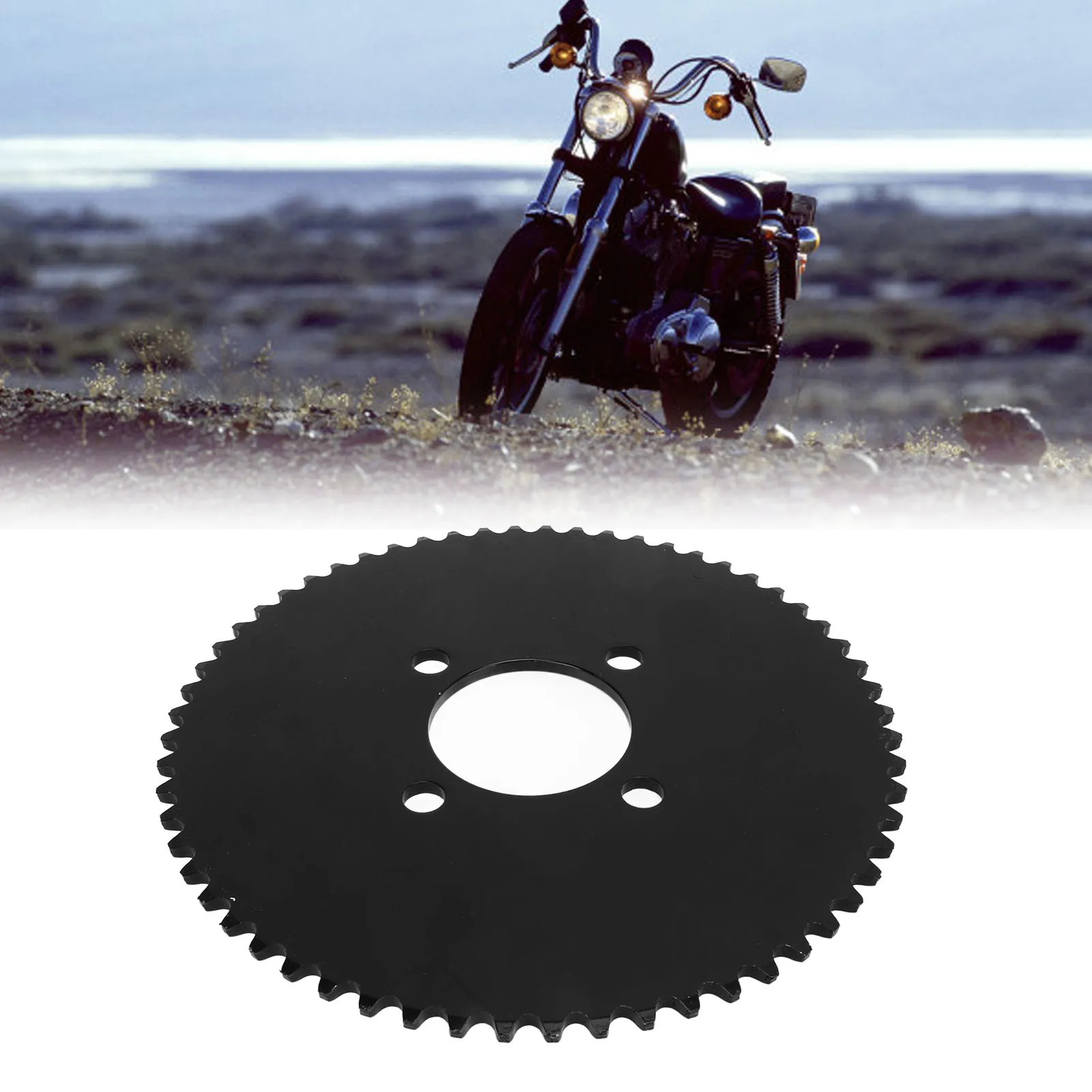

60 Tooth 35 Rear Sprocket Lightweight Replacement 65 Tooth 35 Chain Rear Sprocket Stable Easy To Install for Light Motorcycles