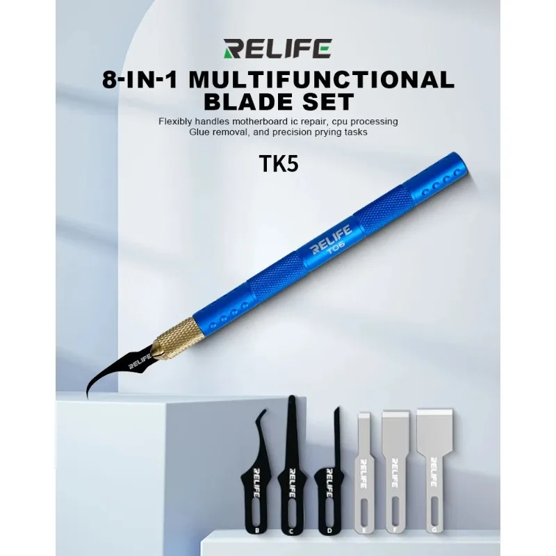 �y�Z�[�����zRELIFE TK5 8-IN-1 ���@�\�u���[�h�Z�b�g �}�U�[�{�[�hIC�C�� CPU���� �ڒ��܏��� ���������J��/TK4�u���[�h�i�C�t